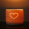 single heart mini tealight holder