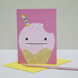 Ricecream greeting card by Noodoll
