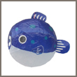 blue fish - japanese paper balloon