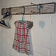 galvanised rail with hooks
